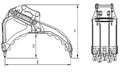 Ковш-захват фиксированный