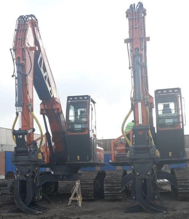Захват для бревен и хлыстов, универсальный S30 Power clamp с аутригером